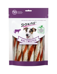 DOKAS TWISTER DE PIEL DE VACA,CORAZÓN PATO Y PATO