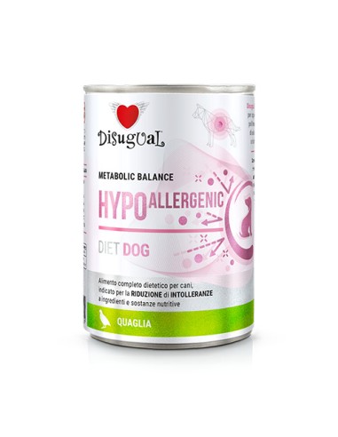 DISUGUAL DIETA PERRO HYPOALLERGENIC CODORNIZ