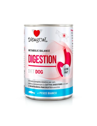 DISUGUAL DIETA DOG DIGESTION LOW FAT PESCAD BLANCO