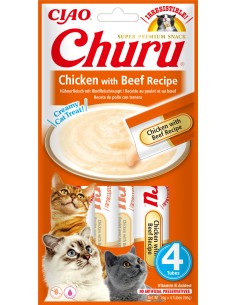 CHURU GATO RECETA DE POLLO CON BUEY