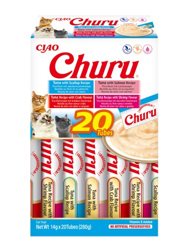 CHURU GATO VARIEDADES DE ATÚN CON MARISCO