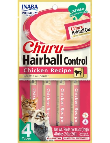 CHURU CAT HAIRBALL RECETA DE POLLO