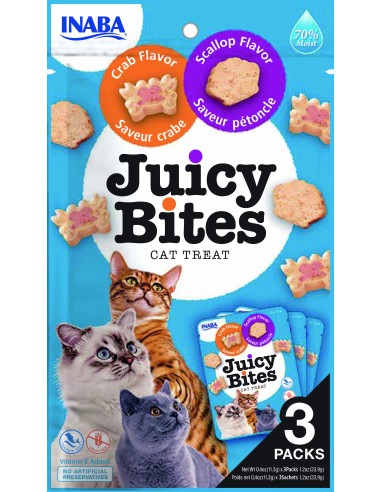 CHURU GATO JUICY BITES VIEIRA/CANGREJO