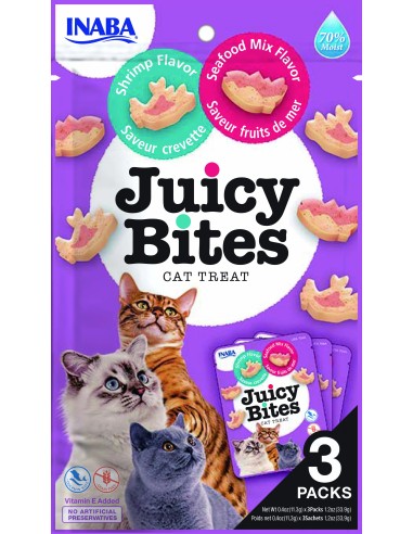 CHURU GATO JUICY BITES GAMBA/MARISCO