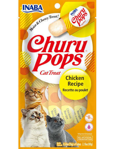 CHURU GATO POPS RECETA DE POLLO