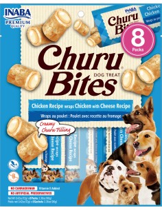 CHURU PERRO BITES RECETA DE POLLO CON QUESO