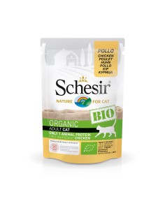 SCHESIR GATO BIO POLLO EN PATÉ