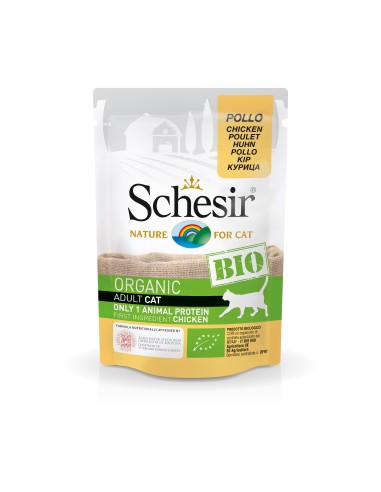 SCHESIR GATO BIO POLLO EN PATÉ