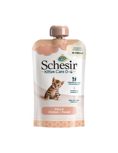 SCHESIR GATO KITTEN POLLO EN CREMA