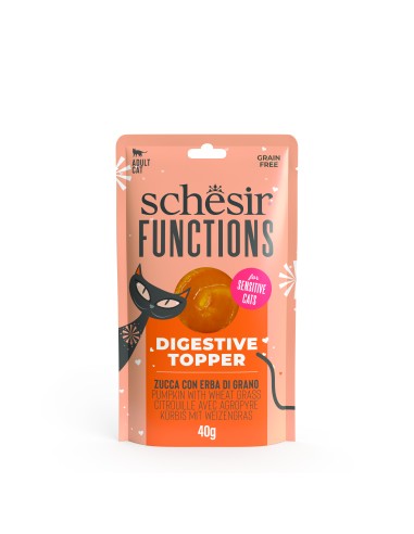 SCHESIR GAT DIGESTIVE TOPPER CALABAZA CON HIERBA