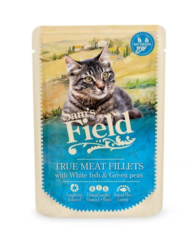 SAM´S FIELD CAT POUCH WHITE FISH FILLETS/PEAS