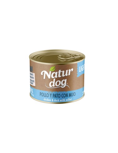 NATURDOG POLLO PATO Y MIJO