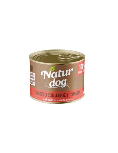 NATURDOG CORDERO CON ARROZ Y TOMATES