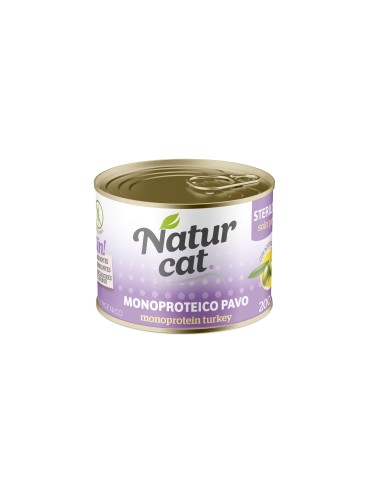 NATURCAT MONOPROTEICO PAVO (STERILISED)