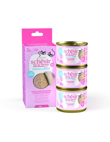 SCHESIR GATO BABY DOBLE TEXTURA MOUSSE Y FILETES