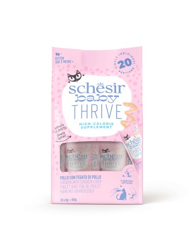 SCHESIR GATO BABY THRIVE POLLO CON HÍGADO DE POLLO