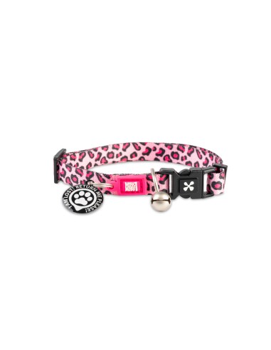 M&M COLLAR CAT Leopardo Rosa