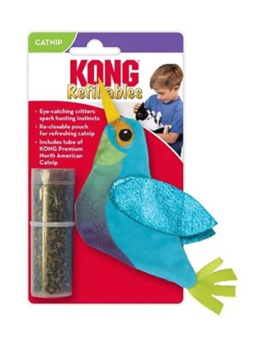 KONG JUGUETE GATO COLIBRÍ CON CATNIP RELLENABLE