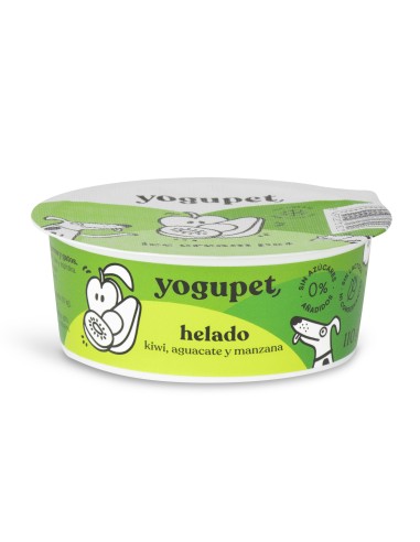 YOGUPET HELADO PERRO Y GATO KIWI,AGUACATE,MANZANA