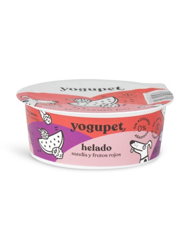 YOGUPET HELADO PERRO Y GATO SANDIA Y FRUTOS ROJOS