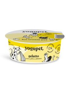 YOGUPET HELADO PERRO Y GATO DE PLÁTANO,COCO Y PIÑA
