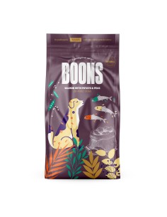 BOONS ADULT MEDIUM LARGE NO GRAIN SALMON