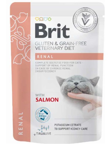 BRIT DIETA HÚMEDA GATO RENAL