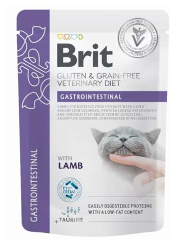 BRIT DIETA HÚMEDA GATO GASTROINTESTINAL 