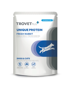 TROVET PLUS PERRO Y GATO UNIQUE  PROTEIN CONEJO