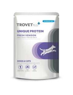 TROVET PLUS PERRO Y GATO UNIQUE  PROTEIN VENADO 2