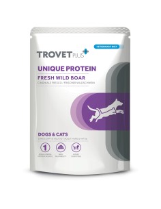 TROVET PLUS PERRO Y GATO UNIQUE  PROTEIN JABALÍ 2