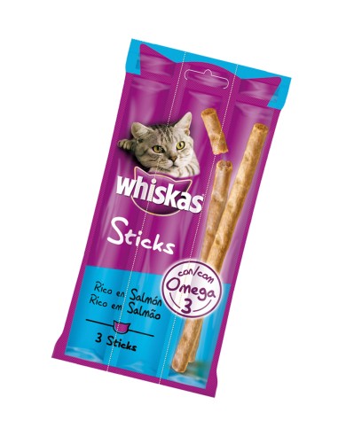 WHISKAS STICKS SALMON