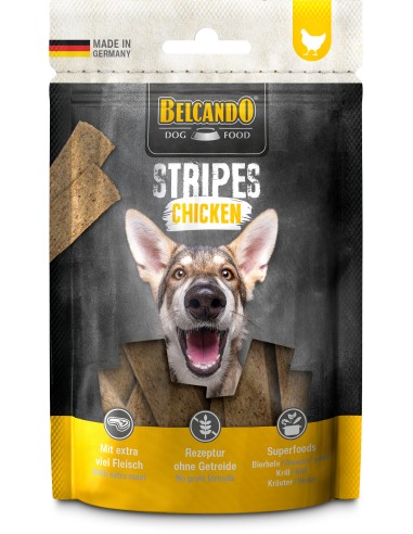 BELCANDO SNACKS STRIPES CHICKEN 