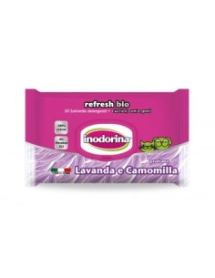  INODORINA TOALLITAS BIO LAVANDA Y MANZANILLA