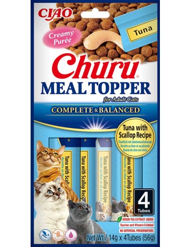 CHURU CAT MEAL TOPPER ATUN&VIEIRA