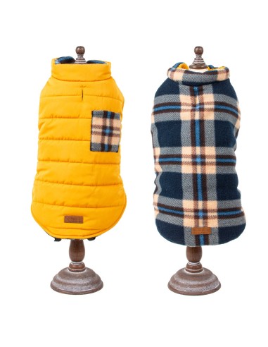 ANORAK CHAMOIS OCRE REVERSIBLE FORRO POLAR