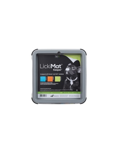 LICKIMAT DOG KEEPER GREY